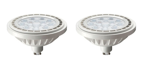 Pack X2 Lampara Led Ar111 11w 220v Fria Calida Gu10 Potencia