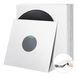 40 Fundas De Vinilo De 12 Pulgadas Discos Blanco, Funda...