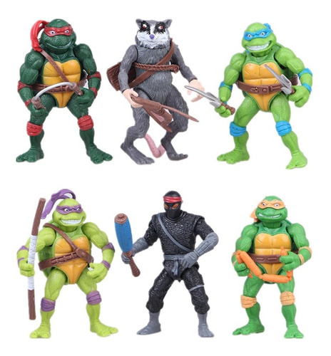 Tortugas Ninja Set De 6 Figuras