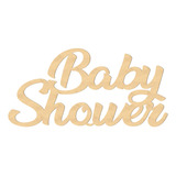 Letrero Decorativo  Madera Mdf Baby Shower 80x40cm