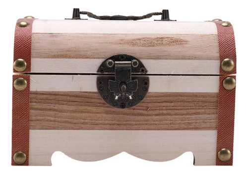 Caja De Ahorros Segura De Madera Con Cerradura De Madera, 1