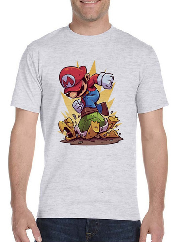 Camiseta Video Game Retro Super Nintendo Mario Bros Rf07