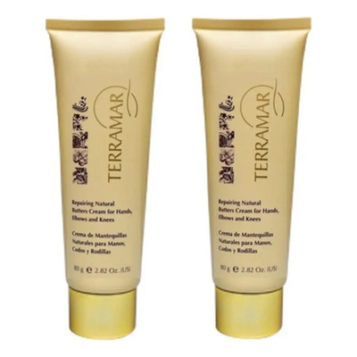 Set 2 Crema Para Manos Mantequillas Naturales Terramar Fragancia Neutra