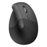 Mouse Vertical Sem Fio Logitech Ergo Lift Graphite Series