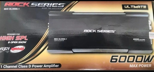 Amplicador Rockseries Clase D 3000rms
