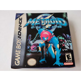 Juego Fisico De Gameboy Advance Gba Metroid Fusion + Caja