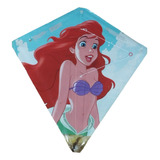 Cometa Volantin Incluye Hilo Sirenita Ariel Princesa Disney 