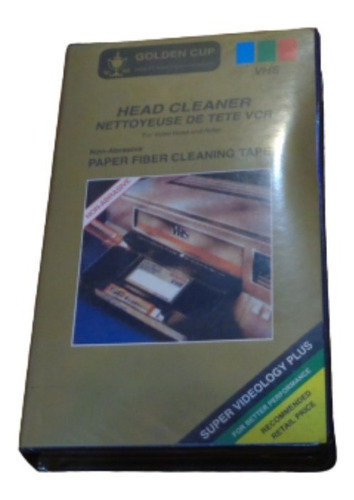 Head Cleaner Vcr Cassette Limpiacabezales De Video