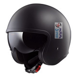 Jm Nuñez Casco Abierto Ls2 Of 599 Spitfire Negro Mate 