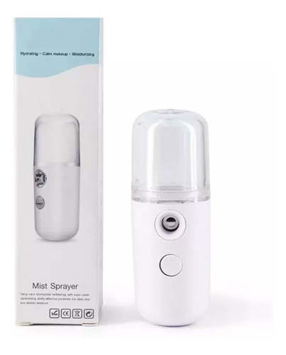 Spray Facial Portátil Hidratante Usb 30ml Refrescante Rostro