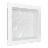 Nicho Para Banheiro 30 X 30 Mármore Sintético Cozimax Branco