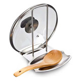 Reposa Tapay Cuchara Acero Inoxidable, Organizador De Cocina