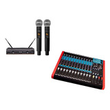 Mesa De Som Soundvoice Ms-16.4 Eux + Mic. Dw-602 Max Top