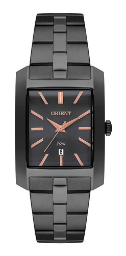 Relógio Orient Feminino Retangular Preto Ltss1020 G1px