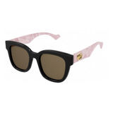 Gucci Gg0998s 005 Square Shape Cafe Rosa Original