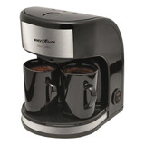 Cafeteira Duo Coffee 450w 2 Bicos Britânia Cor Preto 110v