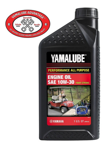 Aceite Yamalube Usa 4t 10w 30 Generadores Y Golf Car Yamaha
