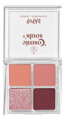 Paleta De Sombras 4 Tonos Alta Pigmentacion Shimmer Matte