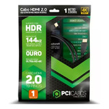 Cabo Hdmi 2.0 4k Ultra Hd 19 Pinos Hdr Ethernet 1 Metro