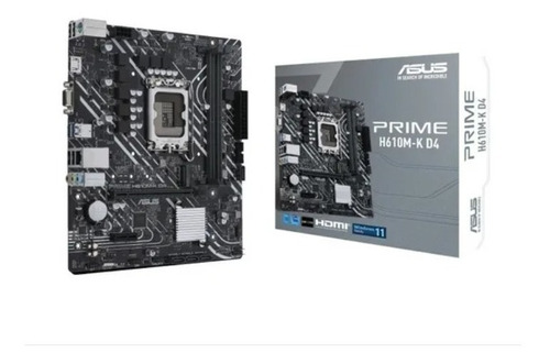 Motherboard Asus Prime H610m-k D4 Lga1700 Intel 12th Gen