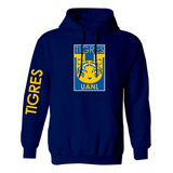 Sudadera Mod Club Tigres Uanl Liga Mx Estampado En Vinil