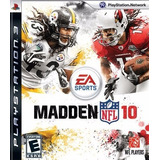 Jogo Ea Sports Madden L 10 Para Playstation 3 Ps3