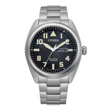 Reloj Citizen Super Titanium Eco Drive Bm856088e Calendario