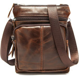 Bullcaptain Mini Bolso De Hombro Para Hombre, Bolsos Cruzado