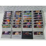 3 Jogos P/ Super Nintendo A Sua Escolha + Garantia!!!!