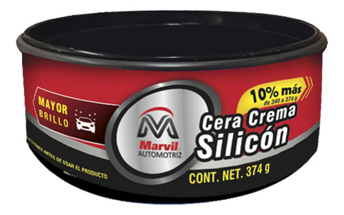 Cera En Pasta Para Autos Con Silicon 340 Gr