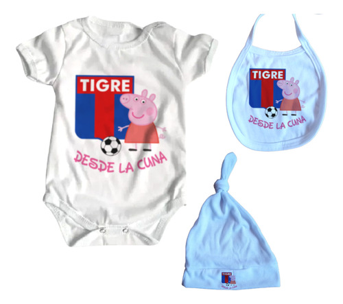 Set Ajuar Bebe X3 Piezas Tigre