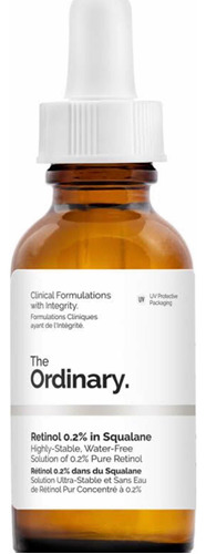 The Ordinary Retinol 0.2% In Scualane.  30ml