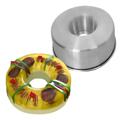 Molde Para Hornear Rosca Pan Pastel 28cm Aluminio Reposteria