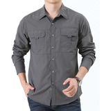 Camisa Táctica De Secado Rápido De Ropa Militar Para Hombre