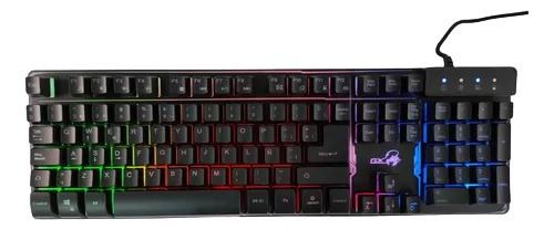  Teclado Gamer Retroiluminado Membrana Luz Led Rgb Alambrico