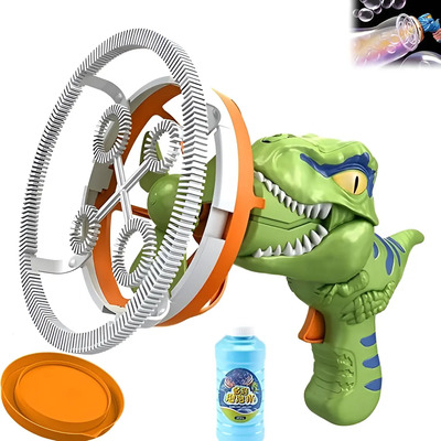 Pistola Lanza Burbujas Dinosaurio Verde Good Juguete Infantil | MercadoLibre