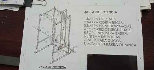 Media Jaula De Potencia Y Discos