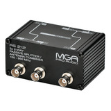 Splitter Passivo P/ 2 Microfone Sem Fio, 2 Antenas Mga As212