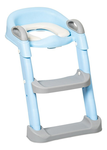 Asiento Adaptador Baño, Escalera Pelela Niños Celeste