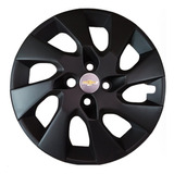 Taza Negra Rod 15 Chevrolet Onix . Prisma . Agile