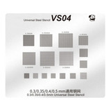 Stencil Reballing Bga Universal Vs04 Placa Acero Plantilla