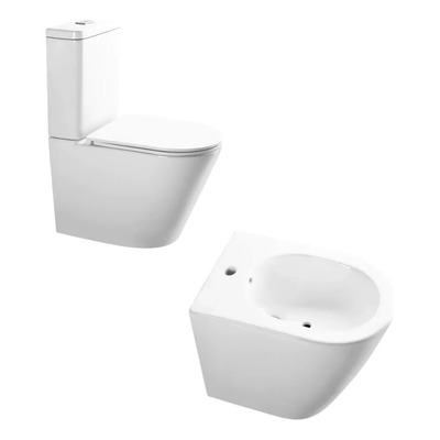 Combo Inodoro Y Bidet Padova 1 Agujero Piazza Envio Gratis!! | MercadoLibre