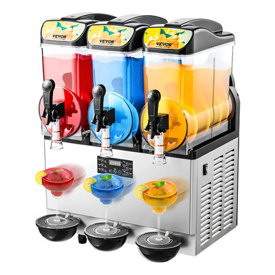 Vevor Máquina Comercial Para Hacer Granizados 15 L X 3 | MercadoLibre