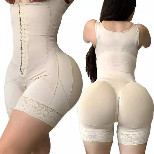 Medias De Cadera Shapewear De Una Sola Pieza Con Cremallera