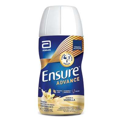 Suplemento Vitaminico Abbott Ensure Advance Shake Vainilla 220ml | MercadoLibre