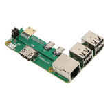 Placa De Expansão 2w A 3b Para Raspberry Pi 3 Usb2.0 Rj45