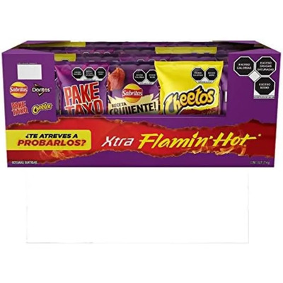 Pack xX14 Unidades Surtidos Sabritas Xtra Flamin Hot | MercadoLibre