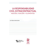 La Responsabilidad Civil Extracontractual. Noción, Función Y Elementos, De Luis Felipe Giraldo Gómez. Editorial Tirant Lo Blanch, Tapa Blanda, Edición 1 En Español, 2023