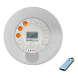 Reproductor Discman De Cd Mp3 Recargable Por Usb Con Bocina