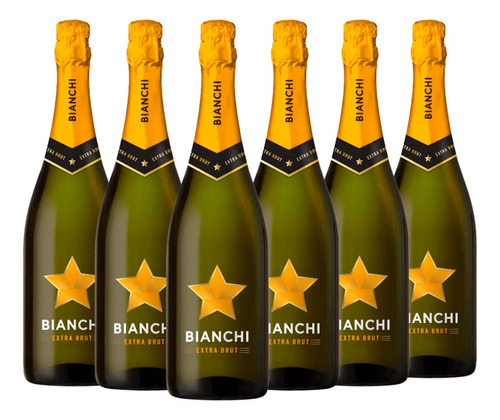 Champagne Bianchi Extra Brut 750ml. Caja 6 Botellas